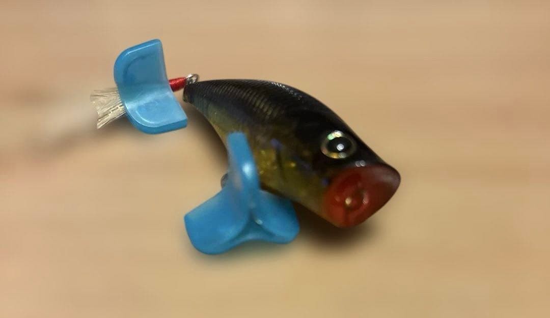 Evergreen Combat Popper & Bevy Popper Topwater Lures Set, Used, Fishing - Image 5