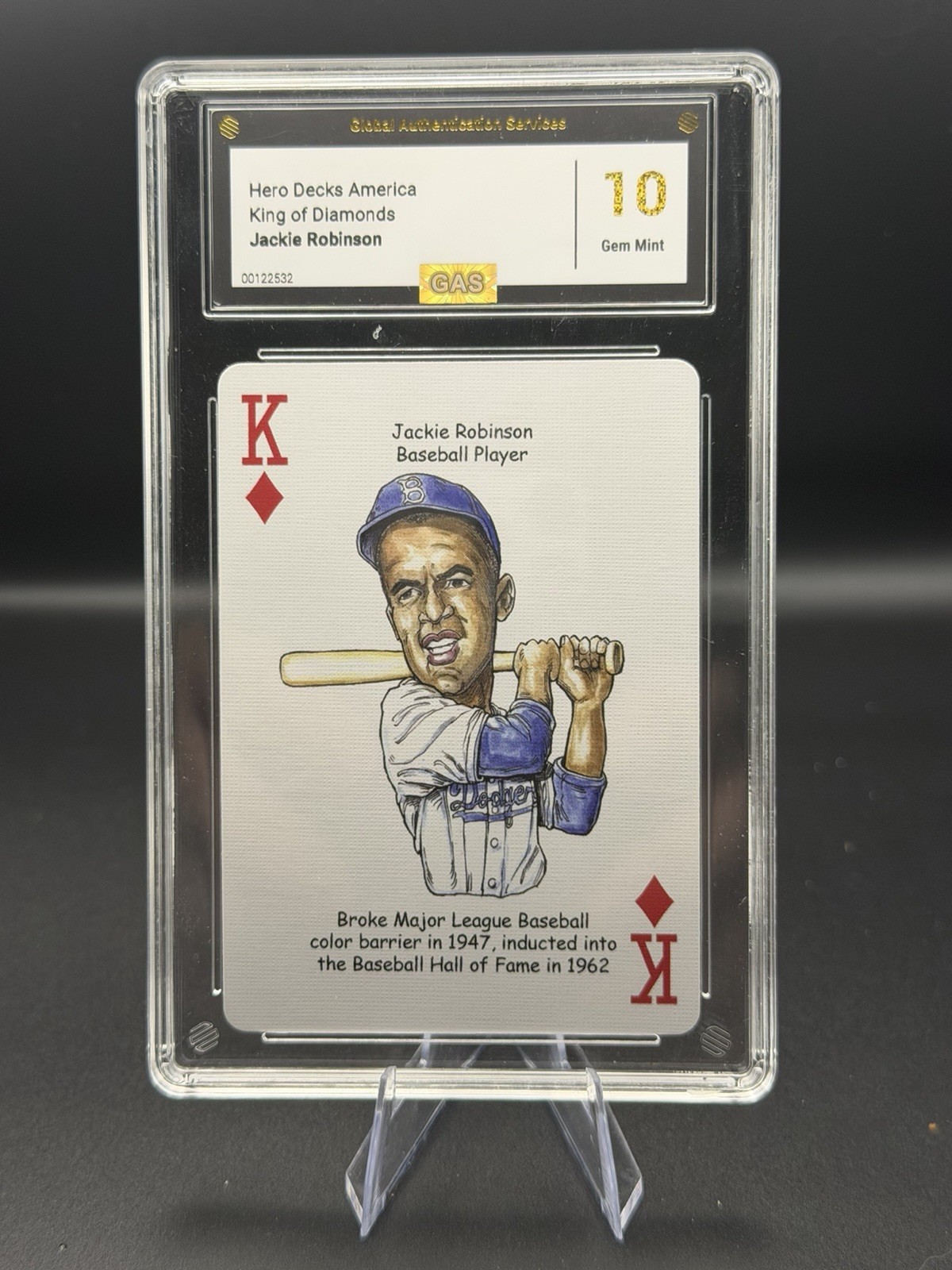 Jackie Robinson King Of Diamonds GEM MINT 10