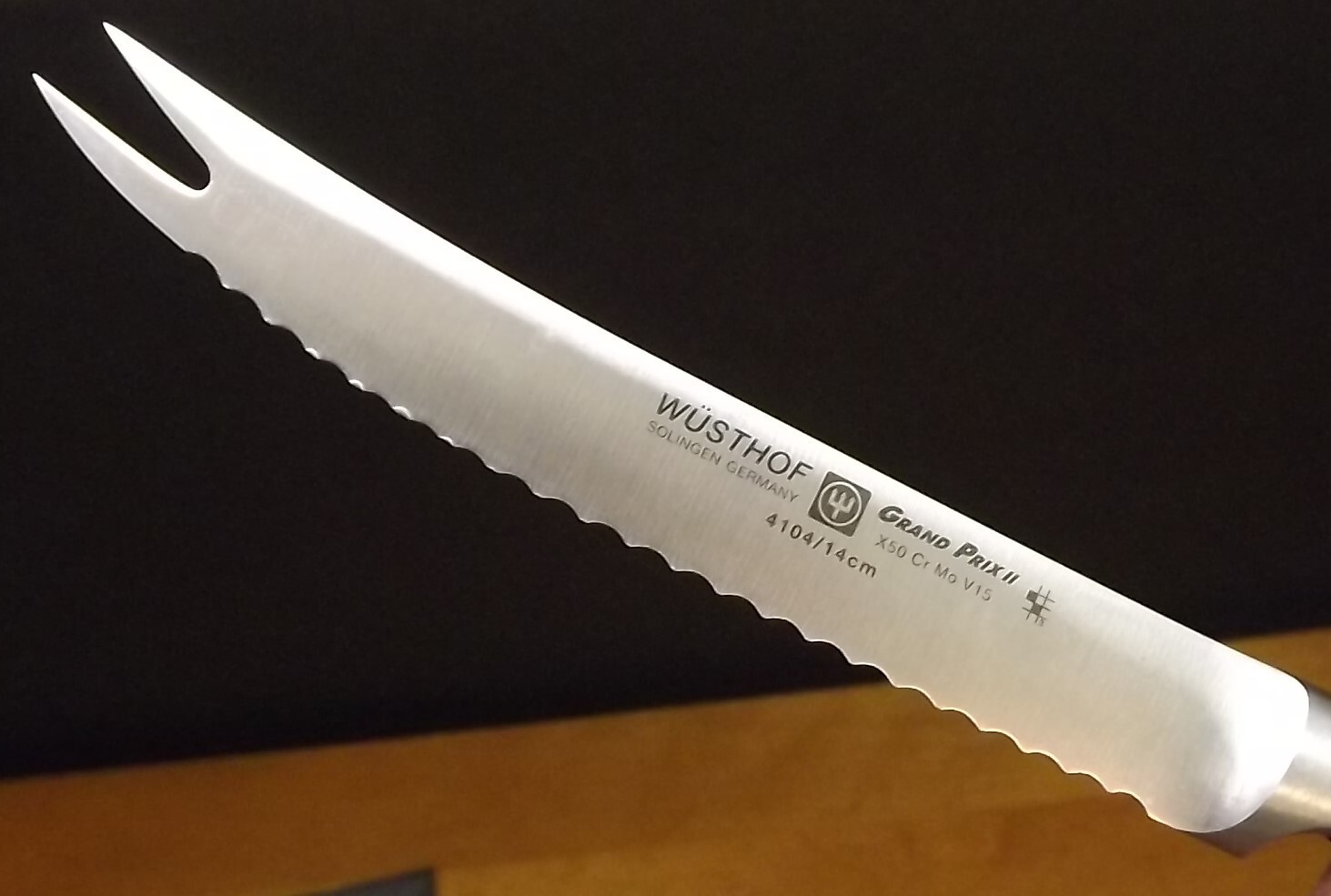 WUSTHOF Grand Prix 4104 / 14 cm Serrated Tomato Knife Made In Soligen Germany eBay