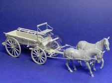 Resicast 1/35 British General Service (GS) Wagon Mark X WWI with 2 Horses 351246