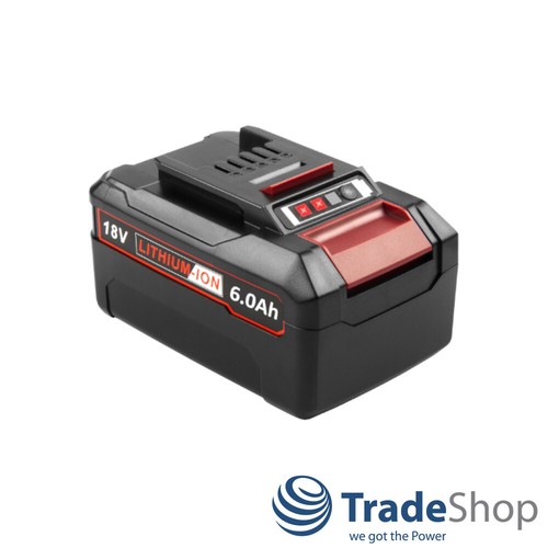 Batería Li-Ion 18V 6000mAh para Einhell TE-CD 18, 18 Li E Solo, 18-2 Li-i Solo - Imagen 2 de 5