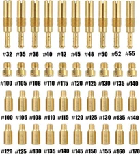 40PCS Carburetor Main Jet Slow Pilot Jet Kit for PWK Keihin OKO CVK Crab