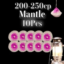 Gas Mantle 200-250cp Camp Lantern Mantles Optimus Primus Pressure Mantle ×10Pcs