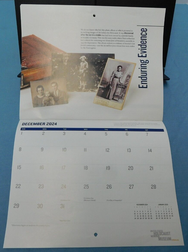 U.S. Holocaust Memorial Museum ~ 2023 member's Calendar - 12 months w/ envelope+ - Picture 16 of 19