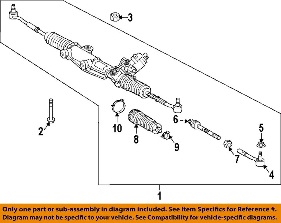 Used Rack and Pinion Assembly fits: 2011 Mercedes-benz Mercedes e-class 207 Type Foto 3 de 4