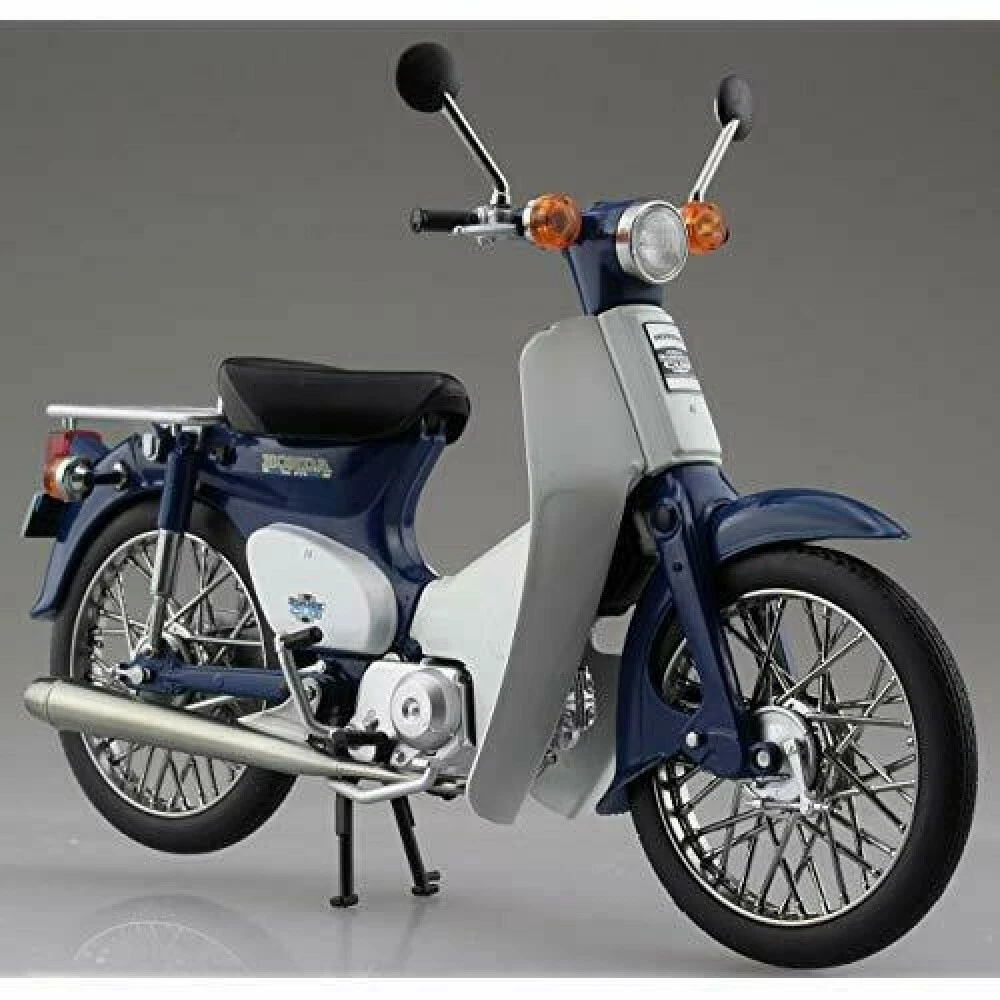 Aoshima Skynet 1/12 Finished Goods Bike HONDA Super Cub 50 Blue  4905083105665