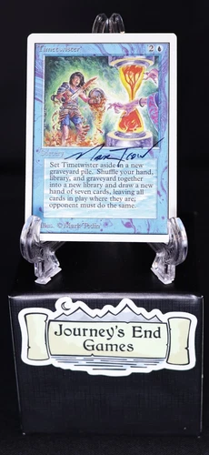MTG Timetwister LP- Signed Magic the Gathering High End WITH PHOTOS