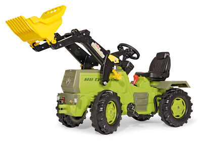 Rolly Toys Trettraktor MB 1500 mit Frontlader, Kinder 3-8 Jahre, mit Handbremse