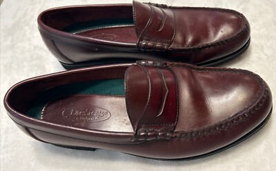 ROCKPORT DresSport M2887 Burgundy Mens Leather Penny Loafers 