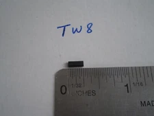 50 PCS. DOUBLE CRIMP SLEEVES GOOD FOR 20 TO 60 LBS. TEST #TW8 .038 I.D. BLACK