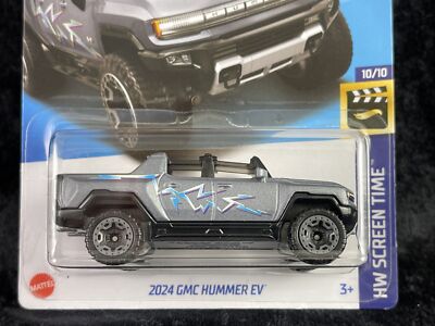 Hot Wheels 2023 HW Screen Time 10/10 2024 Gray GMC Hummer EV