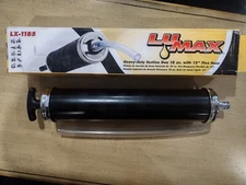 LUMAX LX-1185 Heavy Duty Suction Gun w/ 12" Vinyl Flex Hose 18 oz capacity