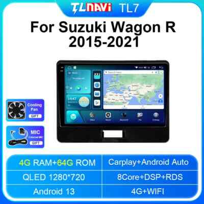 Carplay Multimedia Video Player For Suzuki Wagon R Screen Radio Audio Car GPS