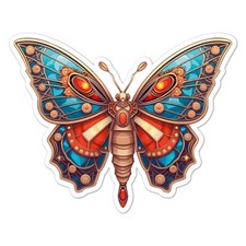 Butterfly, Vinyl Decal Sticker, Indoor Outdoor, 3 Sizes, 9668