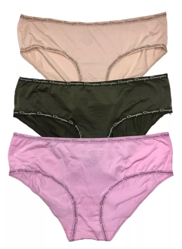 Champion 3 pack Size L Microfiber Hipster Knickers Briefs Women