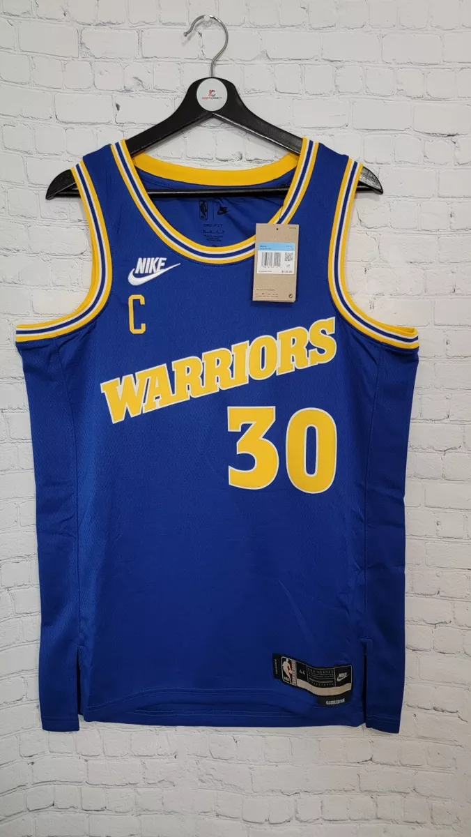 Men's Golden State Warriors Stephen Curry Nike Yellow Hardwood Classics  Swingman Jersey - The City Classic Edition