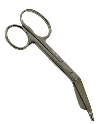 Bandage Cutting Scissors 4.5" with One Large Finger Ring EMT Nurse Scissors  | eBay