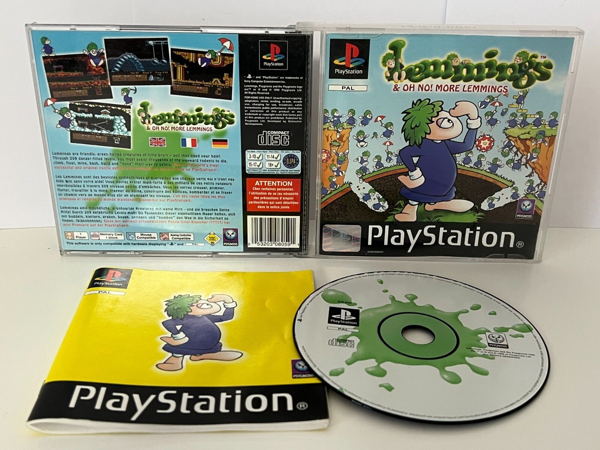 Lemmings & Oh No! More Lemmings PS1 (Gebraucht) in Welschenrohr für CHF 28 - mit Lieferung auf
