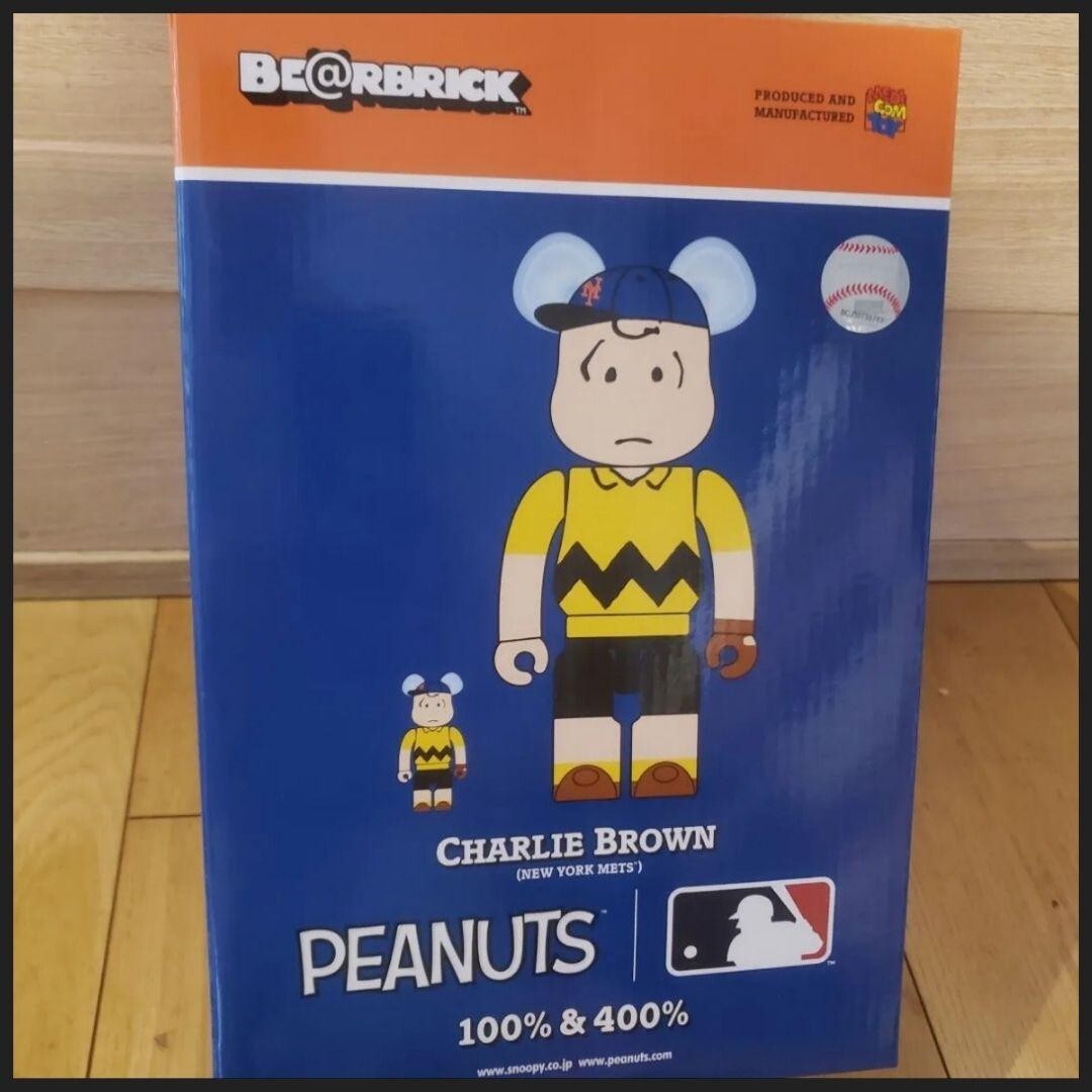 MLB × PEANUTS BE@RBRICK SNOOPY100％ &amp;400％ Medicom Toy, BE@RBRICK, Tomokazu Matsuyama, Peanuts