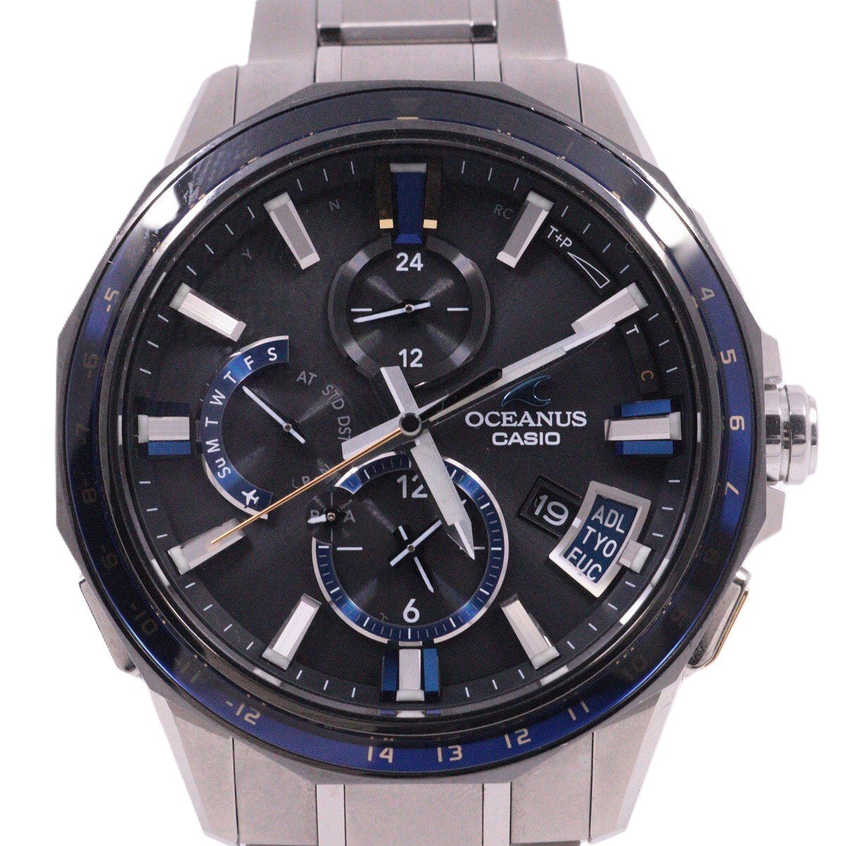 casio OCEANUS GPS hybrid radio black dial OCW-G2000G-1AJF watch 