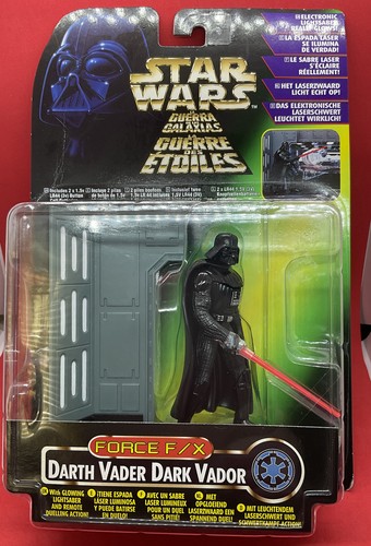DARTH VADER glowing lightsaber figure 