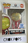 Overwatch - ECHO HOT ROD FS 913 FUNKO SHOP Pop Vinyl New in Mint Box + Protector