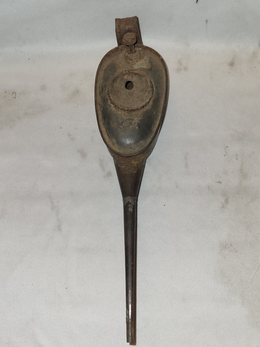 Vintage Manual Hand Pump Tin Oil Bottle for Automobile Garage Use Collectible - Picture 4 of 12