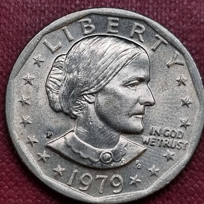 1979 P Susan B. Anthony Dollar $1 NEAR DATE WIDE RIM High Grade BU UNC #88672