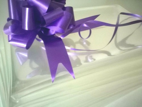 💜BABY Cellophane Hamper Bag & Bows Baby Pram Wrapping Birthday Christmas Gifts - Picture 53 of 98