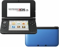 Nintendo SPRSBKAB 3DS XL Video Game Console - Blue 256GB Micro SD Card