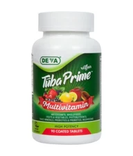 DEVA VEGAN TUBA PREMIUM MULTIVITAMIN-Probiotics-Lycopene 90Tabs