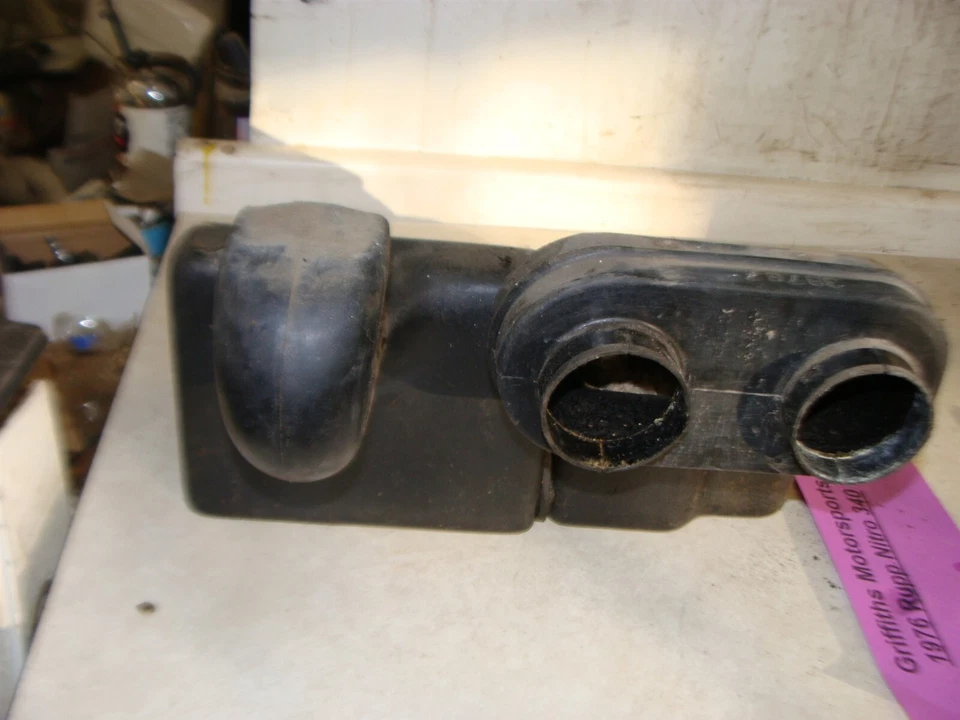 1976 RUPP NITRO 340 440? airbox breather baffle air box intake  - Image 4 of 4
