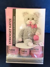 DIY Strickset Katze Neu OVP Kuscheltier zum Selberstricken
