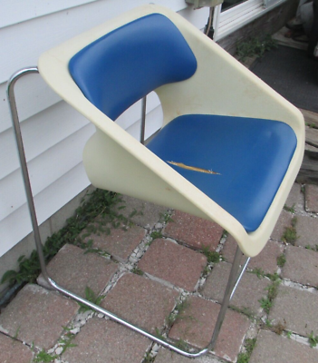Lotus Chair in White and Blue by Paul Boulva for Artopex | eBay Lotus Chair in White and Blue by Paul Boulva for Artopex | eBay