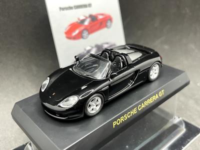 京商 ポルシェ・ミニカーコレクション 1/64 SCALE Kyosho 1/64 Porsche collection2 CARRERA GT black diecast