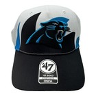 Carolina Panthers '47 Brand Solo Wave Sharktooth Style Stretch Fit Hat Cap OSFA