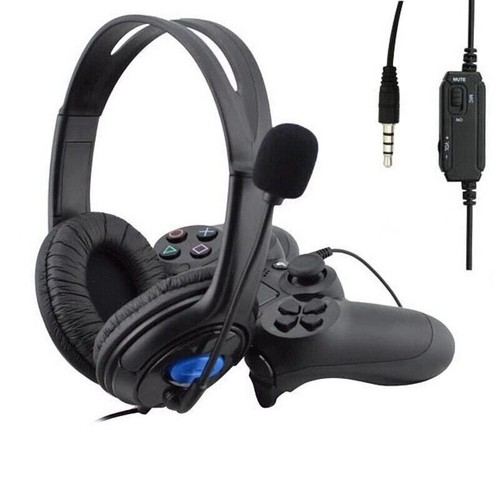 Kabelgebundenes Stereo Bass Surround Gaming Headset für PS4 Neu Xbox One PC mit Mikrofon - Bild 3 von 5