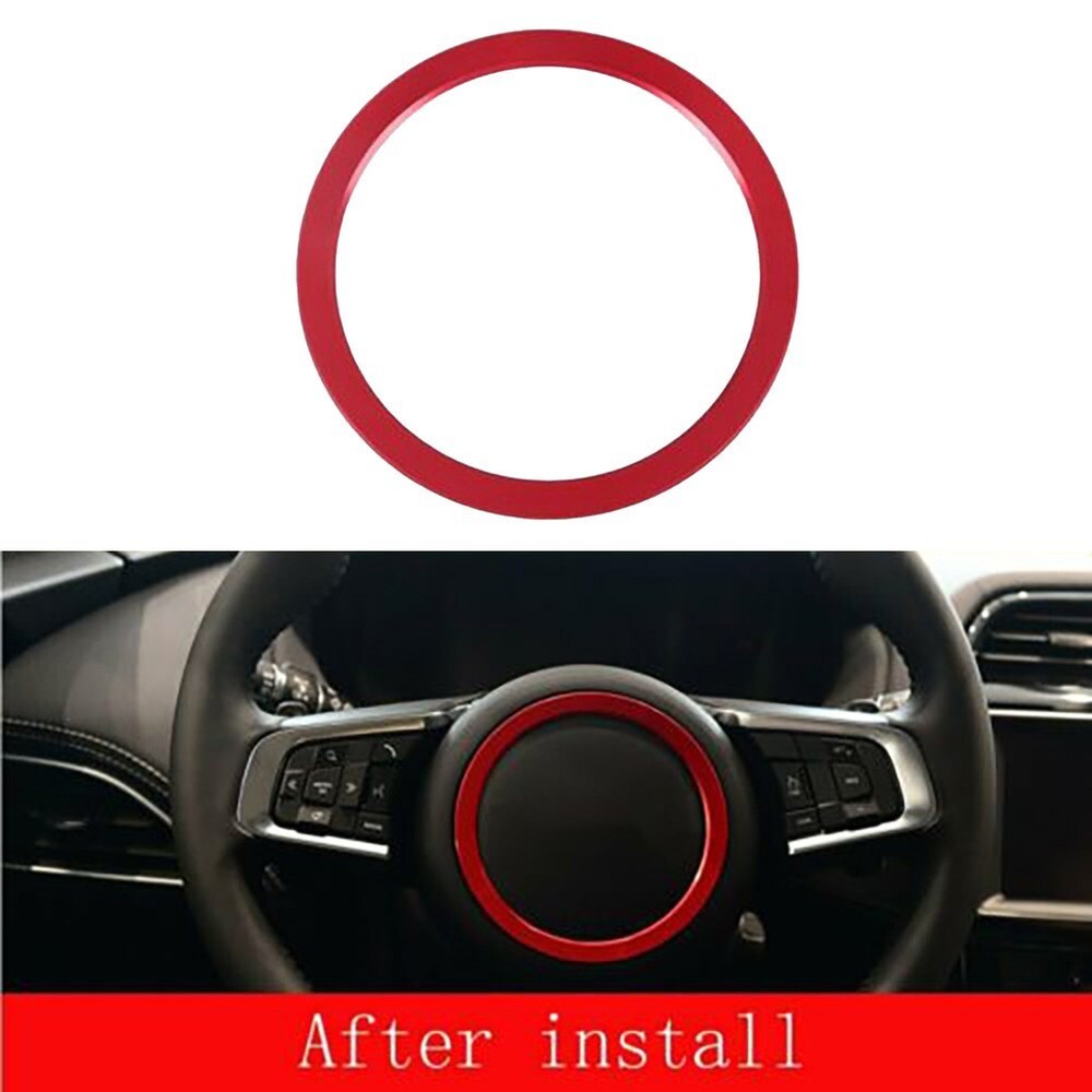 Interior Steering Wheel Trim Red X761 X760 1pc Accessories Center Cover