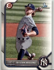 2022 Bowman Draft Trystan Vrieling #BD-43 New York Yankees