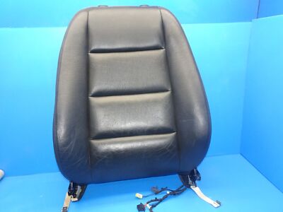 02-09 AUDI A4 B6 B7 BLACK FRONT RIGHT COMPLETE SEAT BACK WITH REAR COVER OEM