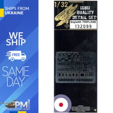 HGW 132099 1/32 Sopwith Triplane set Photo-Etched set for Wingnut Wings