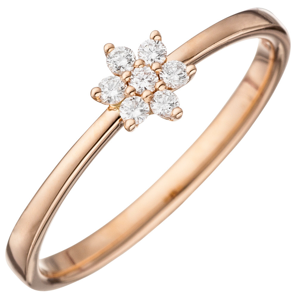 Damen Ehering Rund Alter Bergmann Echt Diamant 14K Gold 2.50 Karat