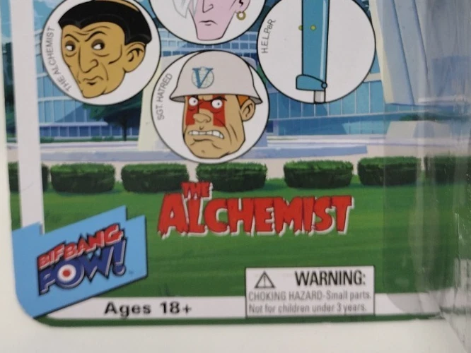 Figura de acción Venture Bros The Alchemist 8" estilo retro Bif Bang Pow nuevo hermano Foto 3 de 4