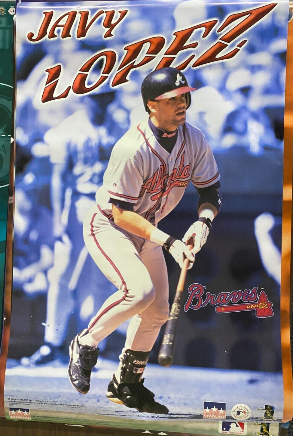 JAVY LOPEZ, MLB, Dealer Advertisement Poster, pre-owned, 22