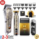 Professional Hair Clippers for Men, Cordless Barber Clippers and Trimmer Set