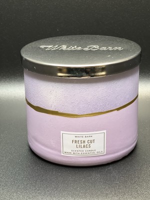 White Barn Fresh Cut Lilac 3 Wick Candle 14.5 oz Large Bath & Body Works