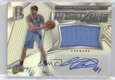 2016 Panini Spectra In the Zone Memorabilia 93/149 Juan Hernangomez #15 Auto 2w0
