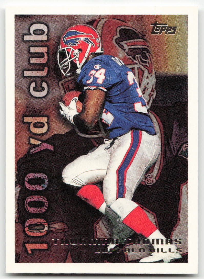1995 Topps #21 Thurman Thomas 1,000 Yard Club