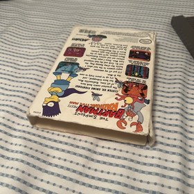 The Simpsons: Bartman Meets Radioactive Man Nintendo NES CIB Complete Authentic 