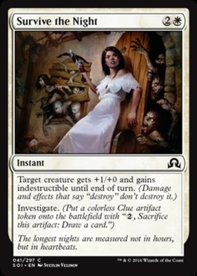 Survive the Night Shadows Over Innistrad Lightly Played, English